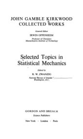 book Selected Topics in Statistical Mechanics