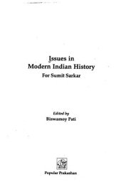 book Issues in Modern Indian History : for Sumit Sarkar