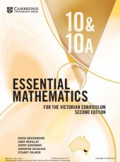 book Cambridge Essential Mathmetics 10 & 10a VIC second edition