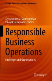 book Responsible Business Operations: Challenges and Opportunities