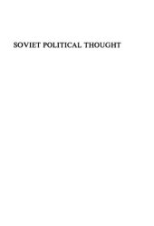 book Soviet Political Thought: An Anthology, Selected