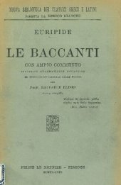 book Le Baccanti