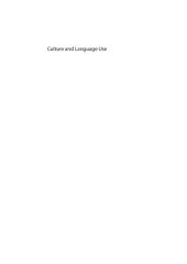 book Culture and Language Use