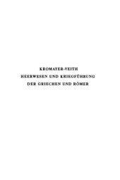 book 4,3,2. Heerwesen und Kriegführung der Griechen und Römer