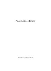 book Anarchist Modernity: Cooperatism and Japanese-russian Intellectual Relations in Modern Japan