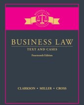 book Business Law: Text and Cases