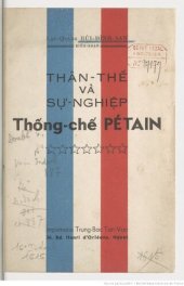 book Thân-thế và sự-nghiệp thống-chế Pétain