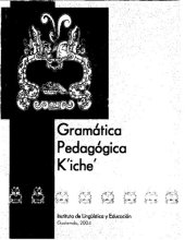 book Gramática Pedagógica Kʼicheʼ