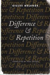 book Difference and Repetition