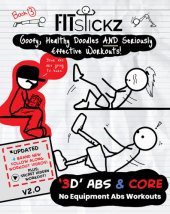 book Fitstickz - Healthy Doodles & Serious Effective Home Workouts Book 3: No Equipment Abs & Core At Home Workouts