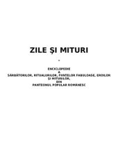 book Zile Si Mituri Calendarul Taranului Roman