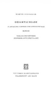 book Vigiliae und Notturno (Schwarze Hefte 1952/53 bis 1957)