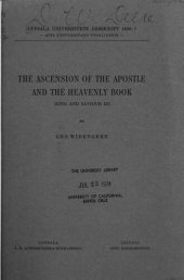 book The ascension of the apostle and the heavenly book (King and Saviour III).