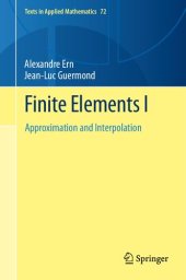 book Finite Elements I Approximation and Interpolation