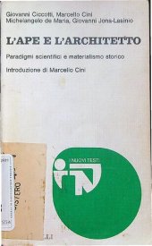 book L'ape e l'architetto. Paradigmi scientifici e materialismo storico