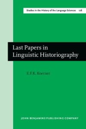 book Last Papers in Linguistic Historiography