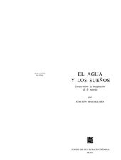 book El agua y los sueños : ensayo sobre la imaginación de la materia