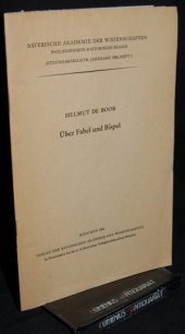 book Über Fabel und Bîspel