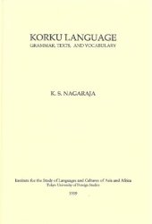 book Korku Language: Grammar, Texts and Vocabulary