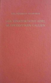 book Der senatorische Adel im spätantiken Gallien