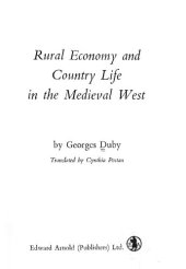 book Rural Economy and Country Life in the Medieval West. Translated by Cynthia Postan.