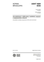 book [ABNT NBR 9050:2015] Acessibilidade a edificações, mobiliário, espaços e equipamentos urbanos