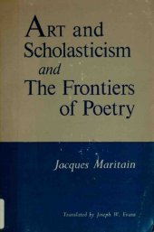 book Art and Scholasticism and Frontiers of Poetry