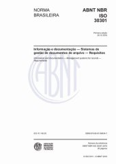 book [ABNT NBR ISO 30301:2016] Informação e documentação - Sistemas de gestão de documentos de arquivo - Requisitos