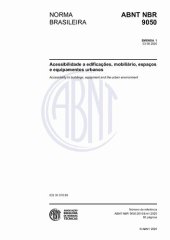 book [ABNT NBR 9050:2015] Acessibilidade a edificações, mobiliário, espaços e equipamentos urbanos (Emenda 1: 2020)