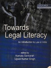 book Towards Legal Literacy: An Introduction to Law in India