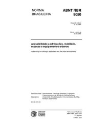 book [ABNT NBR 9050:2004] Acessibilidade a edificações, mobiliário, espaços e equipamentos urbanos