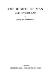 book Rights of Man and Natural Law