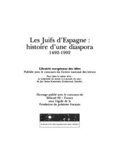 book Les Juifs d'Espagne : histoire d'une diaspora, 1492-1992