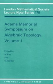 book Adams memorial symposium on algebraic topology.