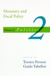 book Monetary and fiscal policy, - Politics