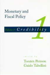 book Monetary and fiscal policy, - Credibility