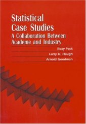 book Statistical Case Studies Instructor Edition: A Collaboration Between Academe and Industry