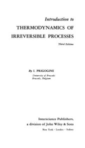 book Introduction to thermodynamics of irreversible processes