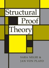 book Structural proof theory