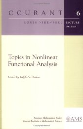 book Topics in nonlinear functional analysis