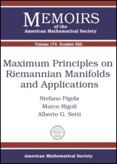 book Maximum principles on Riemann manifolds