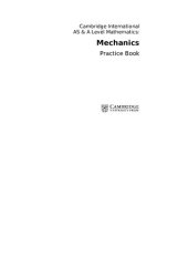 book Cambridge International AS & A Level Mathematics: Mechanics Practice Book