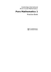 book Cambridge International AS & A Level Mathematics: Pure Mathematics 1 Practice Book