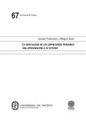 book La mentalidad de los empresarios peruanos: una aproximación a su estudio