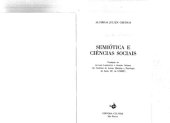 book Semiótica e CIências Sociais