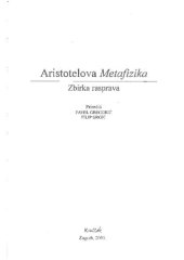 book Aristotelova Metafizika. Zbirka rasprava