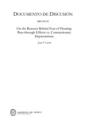 book On the Reasons Behind Fear of Floating: Pass-through Effects vs. Contractionary Depreciations