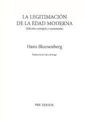 book La Legitimacion De La Edad Moderna