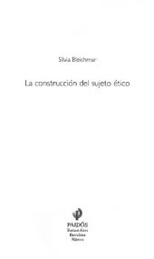 book La construcción del sujeto ético