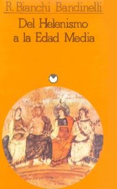 book Del Helenismo a la Edad Media